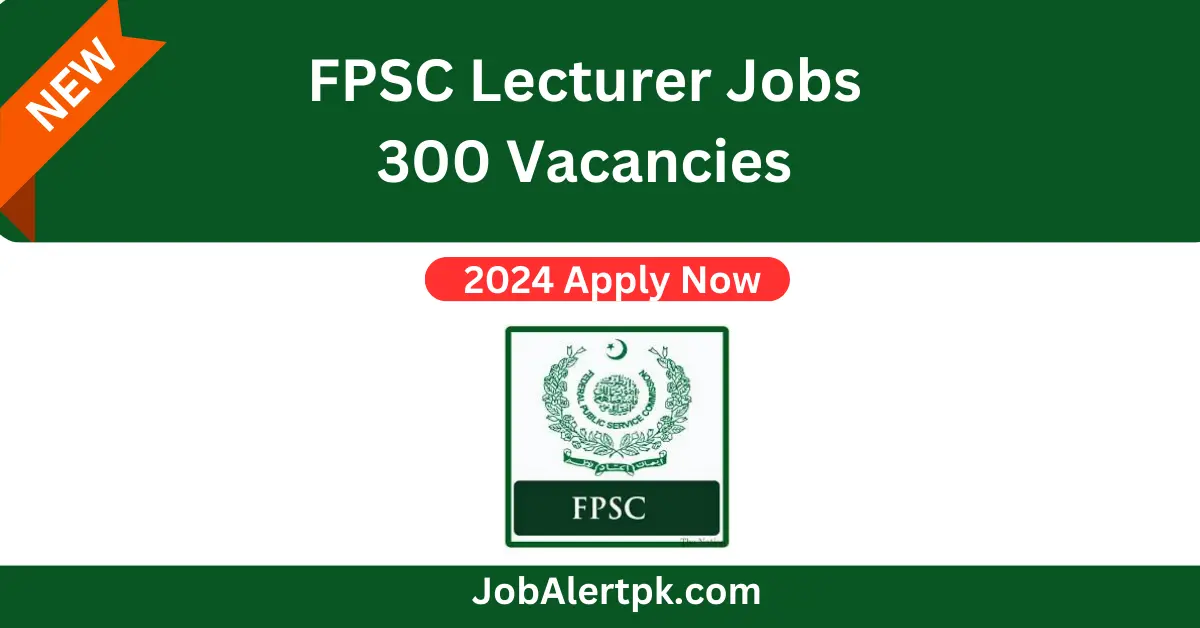 fpsc lecturer jobs 2024