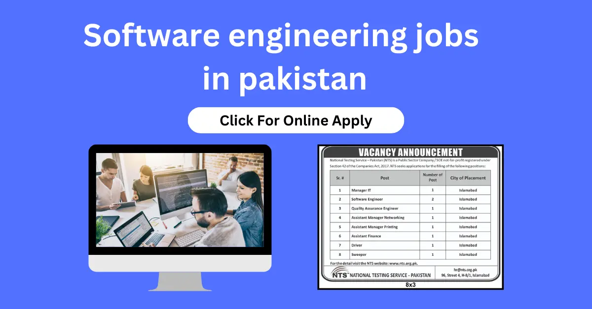 Software engineering jobs in pakistan