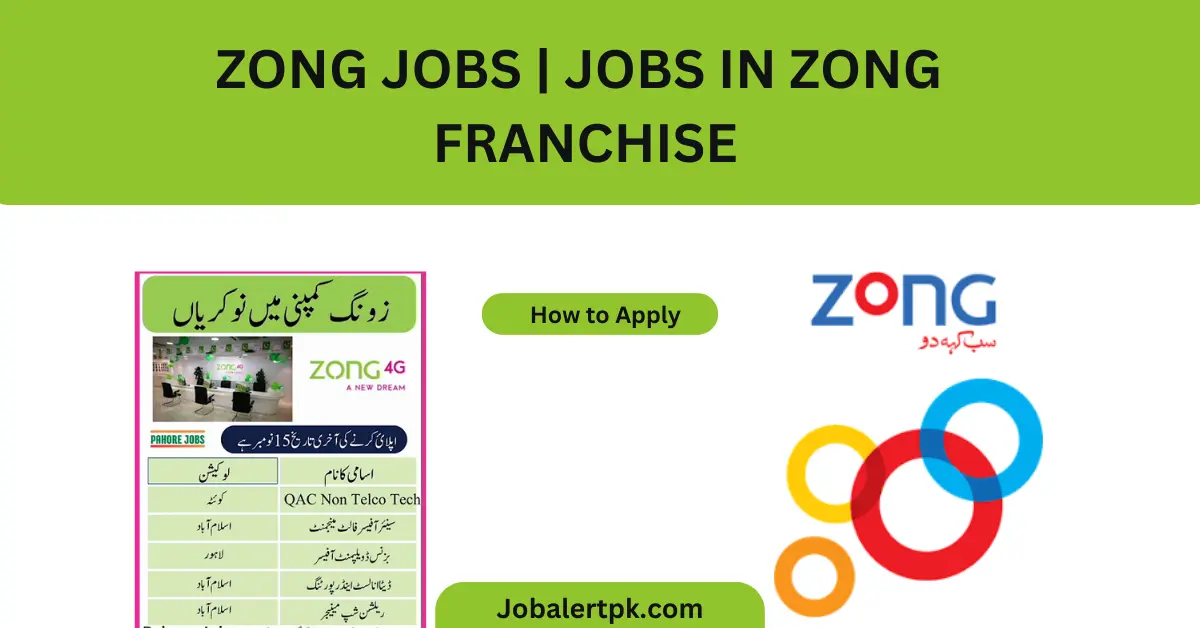 jobs in zong franchise