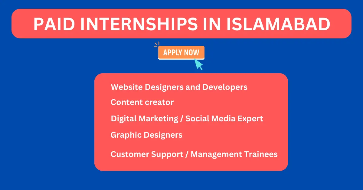 paid internships in islamabad