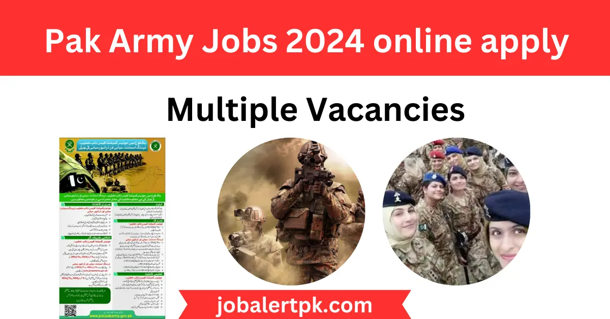 pak army jobs 2024 soldier