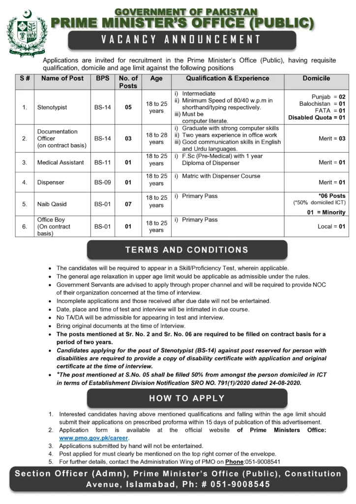 Pmo jobs advertisement 2024